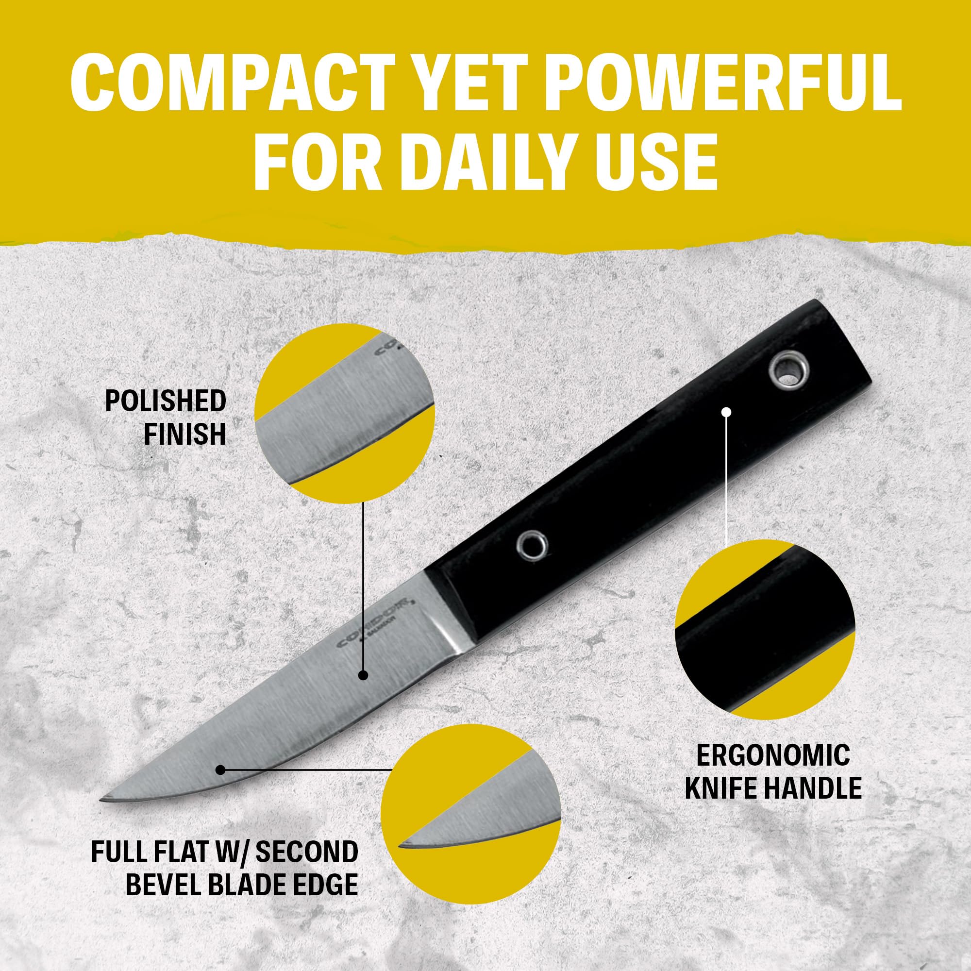 Condor Tool & Knife Urban EDC Puukko Knife - 1095 High Carbon